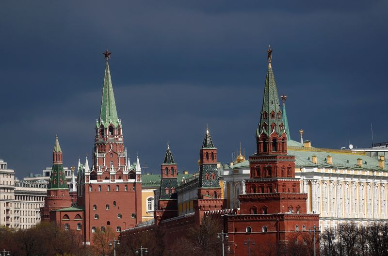 A view shows the Kremlin in Moscow