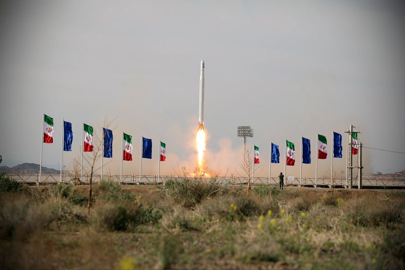 A first military satellite named Noor is launched into orbit