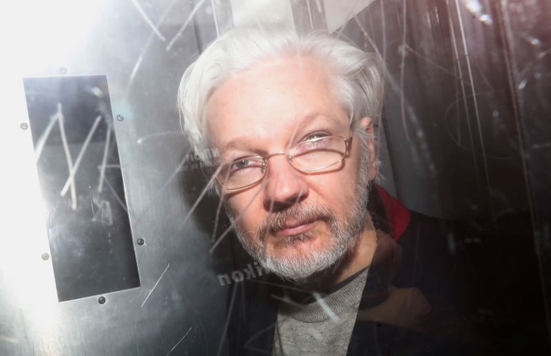WikiLeaks’ founder Julian Assange leaves Westminster Magistrates Court in London