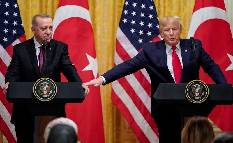 FILE PHOTO: U.S. President Donald Trump and Turkey’s President Tayyip