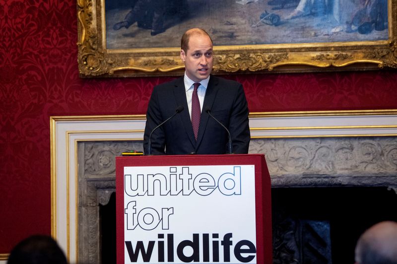 FILE PHOTO: Britain’s Prince William attends a meeting of the