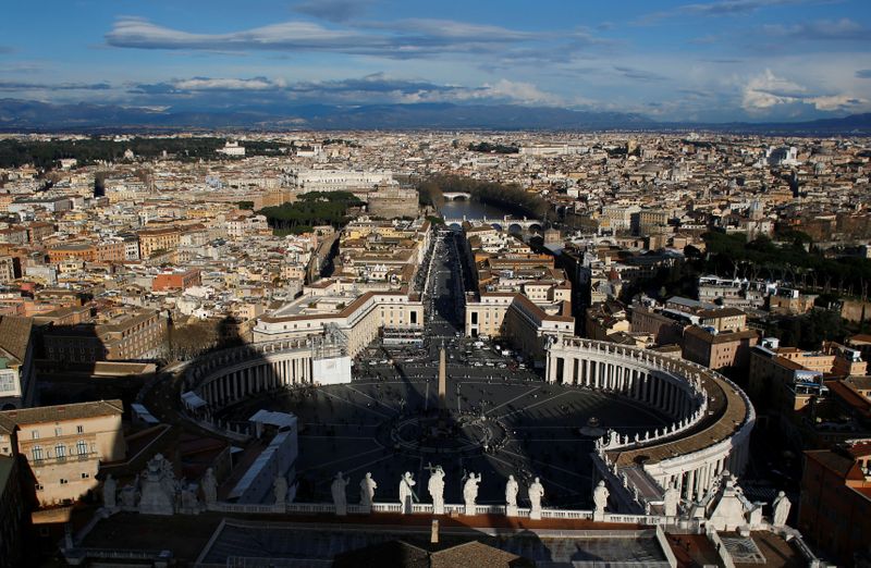 FILE PHOTO: A general view of Saint Peter’s Square and