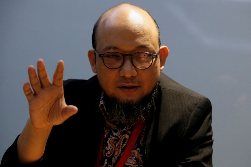 FILE PHOTO: Novel Baswedan, Senior Investigator of Indonesia’s anti-graft agency