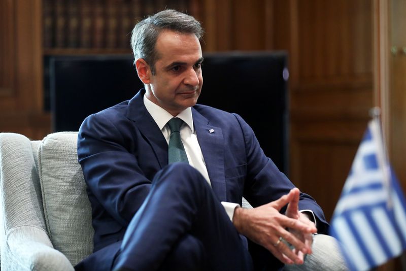 Greek Prime Minister Mitsotakis meets with German Foreign Minister Maas