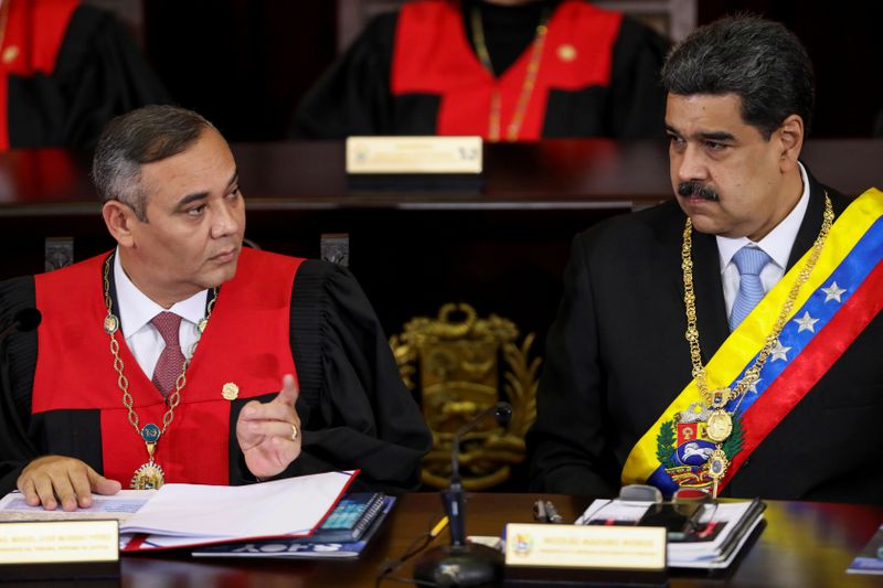 FILE PHOTO: Venezuela’s President Nicolas Maduro takes part in the