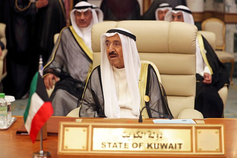 FILE PHOTO: Kuwaiti Emir Sheikh Sabah al-Ahmad al-Jaber al-Sabah is