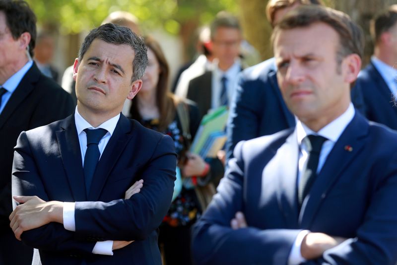 FILE PHOTO: French President Macron visits Chambord castle