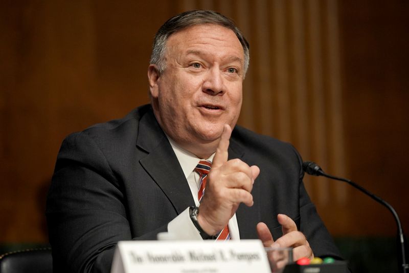 U.S. Secretary of State Pompeo testifies before Senate Foreign Relations