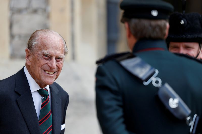 FILE PHOTO: Britain’s Prince Philip stepping down from his role