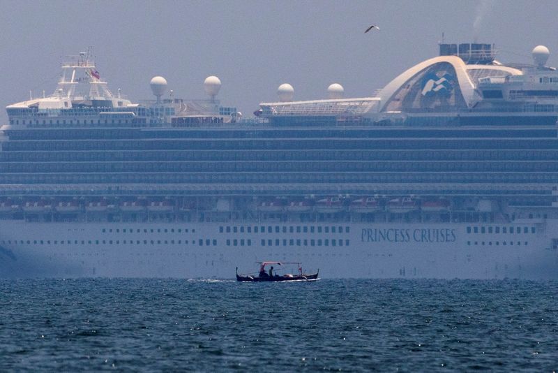 FILE PHOTO: Princess Cruises’ Ruby Princess cruise ship docks in