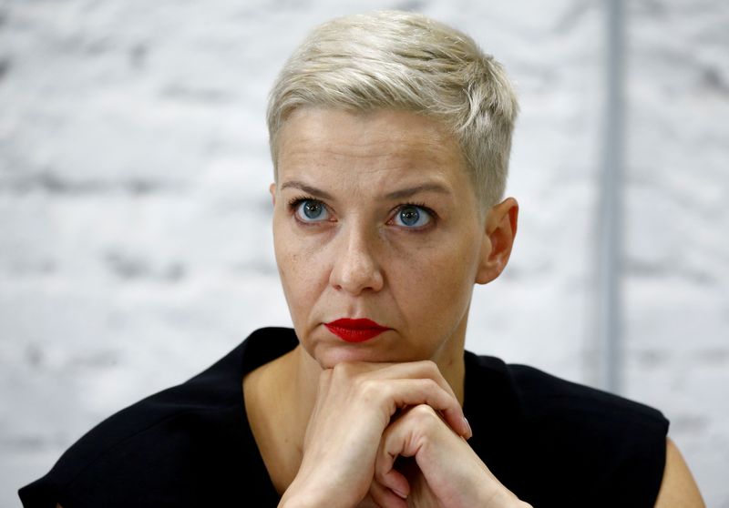 FILE PHOTO: Prominent Belarusian opposition politician Maria Kolesnikova attends a