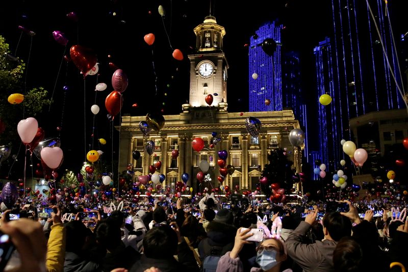 New Year’s Eve celebrations in Wuhan