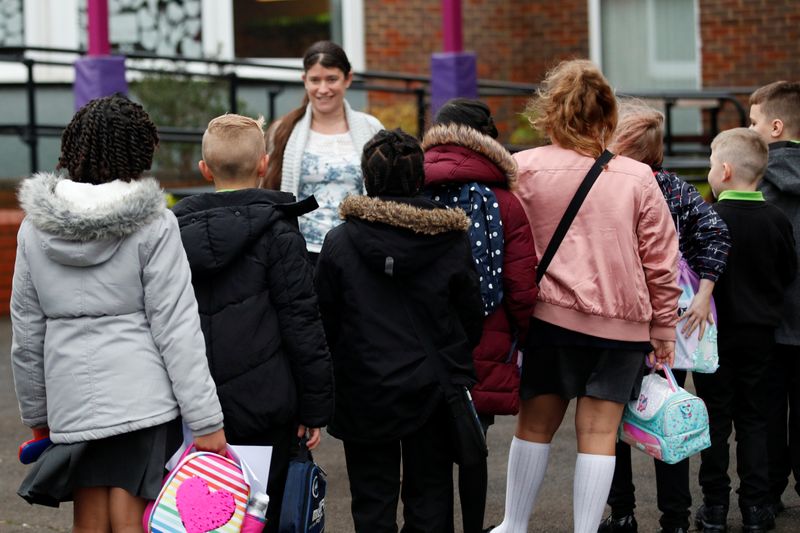British schools reopen amid the coronavirus disease (COVID-19) outbreak