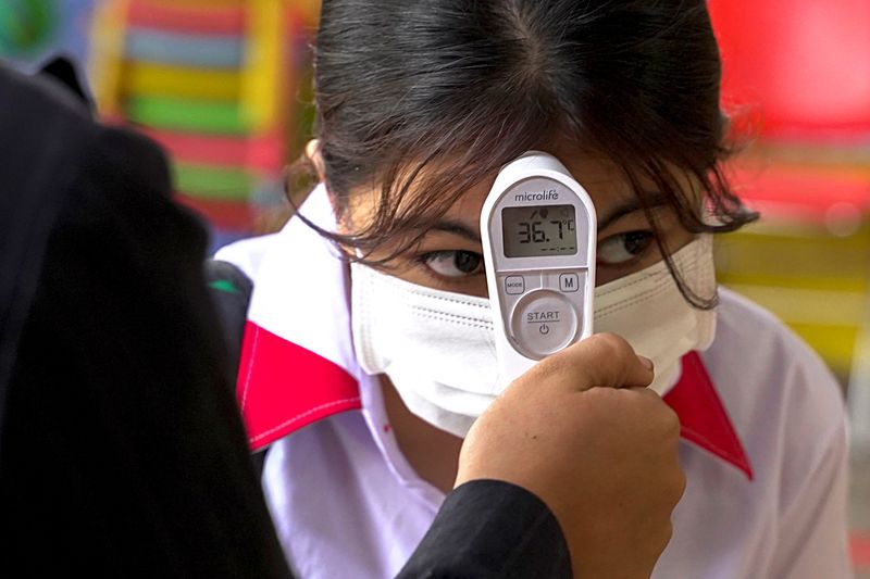Schools in Cambodia reopen amid the spread of the coronavirus