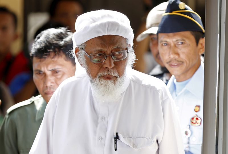 FILE PHOTO: Indonesian radical Muslim cleric Abu Bakar Bashir