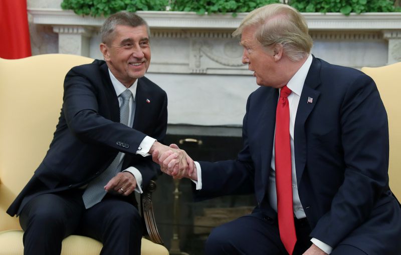 FILE PHOTO: U.S. President Trump meets with Czech Republic’s Prime