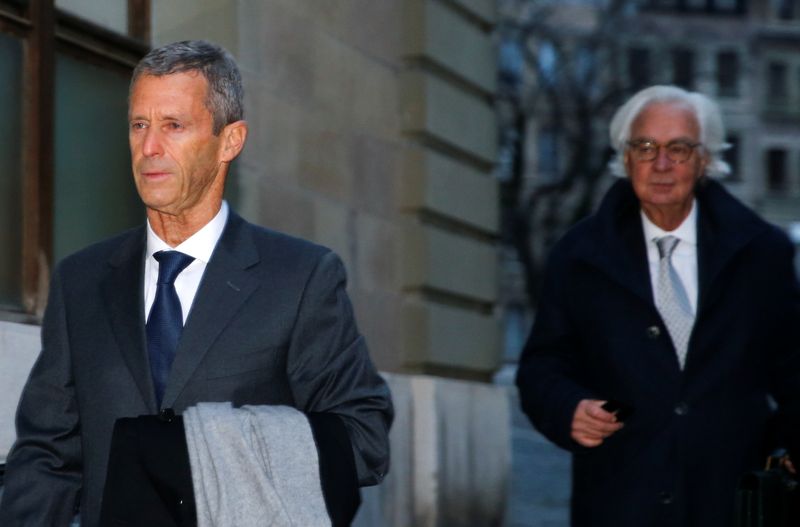Israeli billionaire Beny Steinmetz arrives to a courthouse, in Geneva