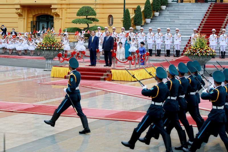 FILE PHOTO: Vietnam’s “Yellow House” Presidential Palace, is pictured in