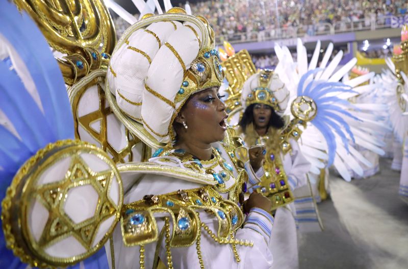 FILE PHOTO: Carnival parade at the Sambadrome in Rio de