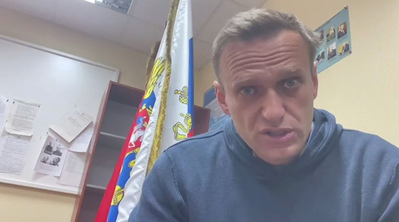 FILE PHOTO: Russian opposition leader Alexei Navalny speaks as he