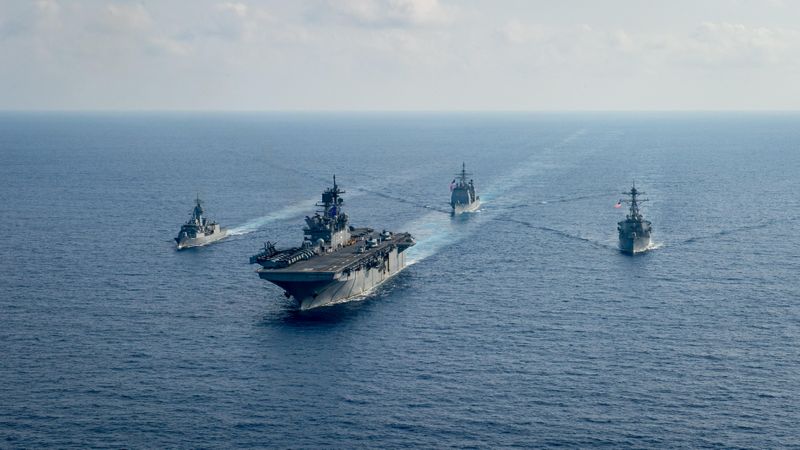 FILE PHOTO: U.S. Navy and Royal Australian Navy team up