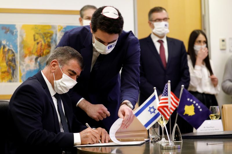 Israel and Kosovo hold virtual ceremony establishing diplomatic relations