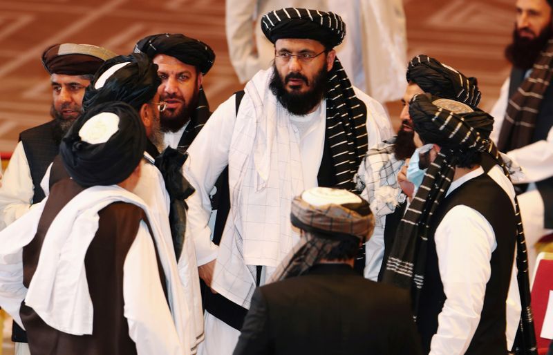 FILE PHOTO: The Taliban and Afghan government have been negotiating