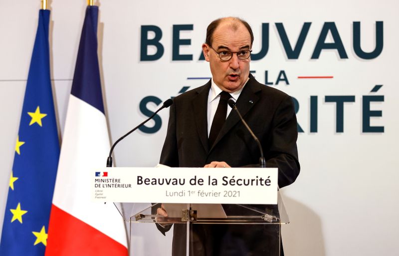 FILE PHOTO: “Beauvau de la Securite” in Paris