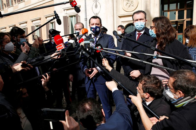 FILE PHOTO: Consultations continue to form a new Italian government,