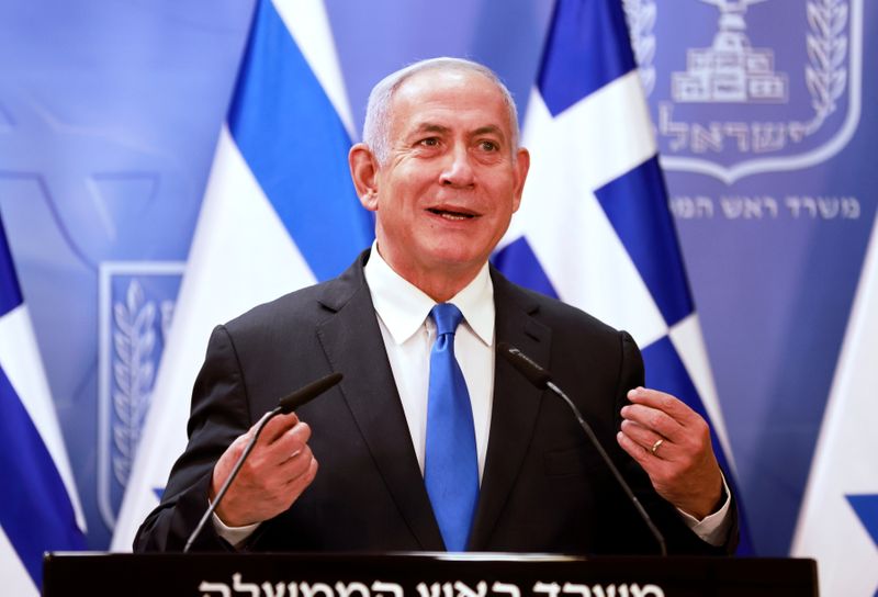FILE PHOTO: Israel’s PM Netanyahu meets Greek counterpart in Jerusalem