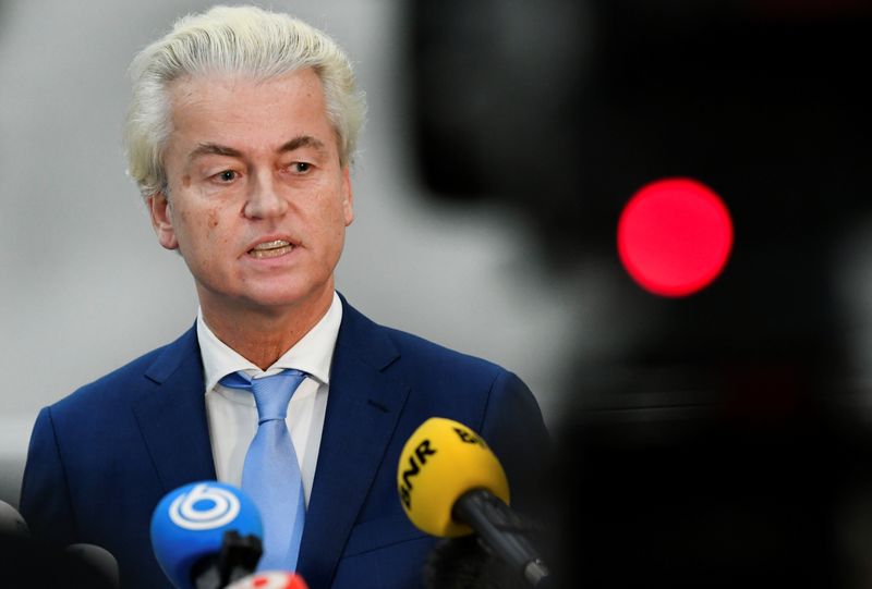 FILE PHOTO: Verdict in Dutch politician Wilders’ appeal against discrimination