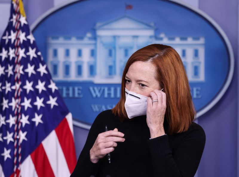 White House Press Secretary Jen Psaki holds press briefing at