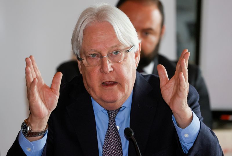 FILE PHOTO: Martin Griffiths, United Nations Special Envoy for Yemen
