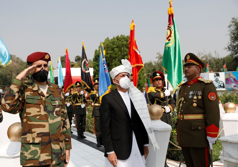 FILE PHOTO: Afghanistan’s President Ashraf Ghani attends Afghan Independence Day
