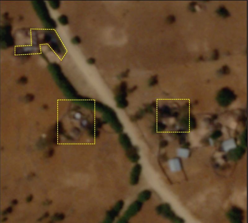 Planet Labs Inc Satellite image shows an overview home structures