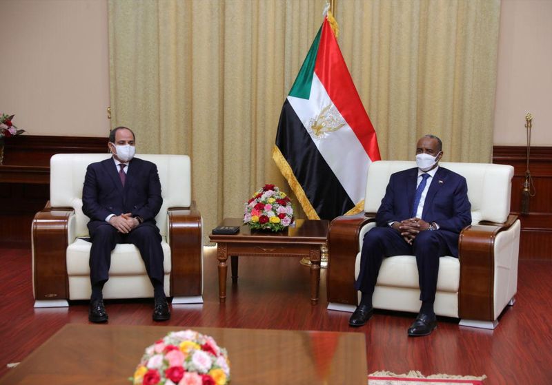 Sudan’s Sovereign Council Chief General Abdel Fattah al-Burhan meets with