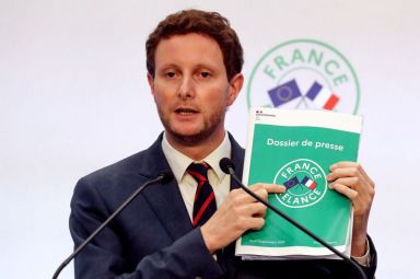 FILE PHOTO: French Junior Minister for European Affairs Clement Beaune