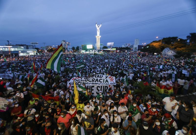 Protest against Bolivian President Luis Arce’s government after the detention