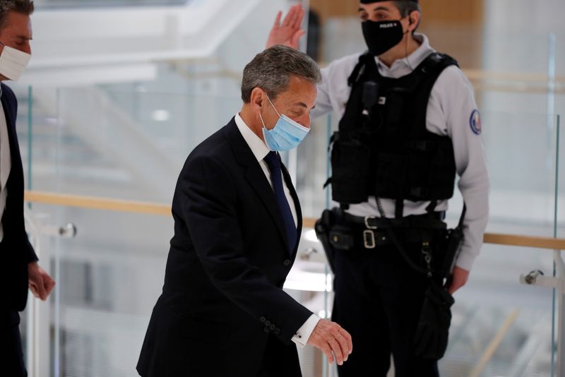 FILE PHOTO: Verdict in trial of former French President Sarkozy