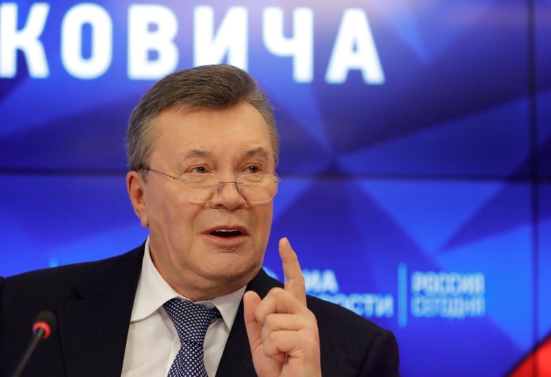 FILE PHOTO: Viktor Yanukovich, the former president of Ukraine speaks