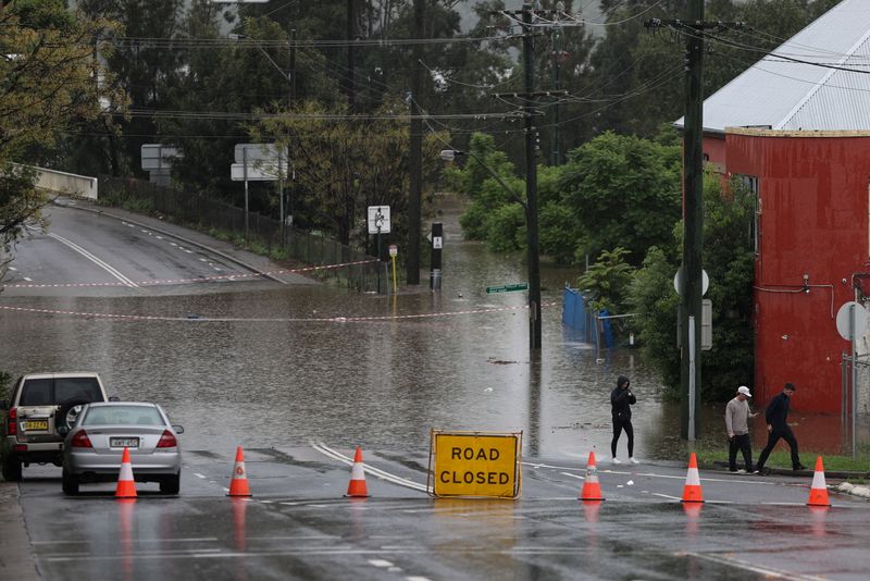 Severe flooding in Sydney