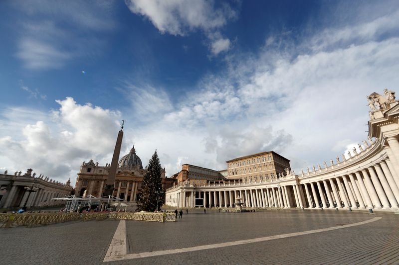 FILE PHOTO: View of St. Peter’s Square on Christmas Day