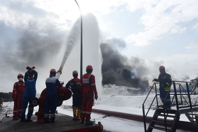 Indonesia’s Pertamina puts out fire in Balongan refinery storage units