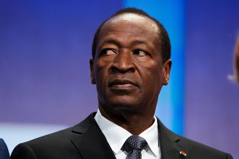 FILE PHOTO: President of Burkina Faso, Blaise Compaore at the