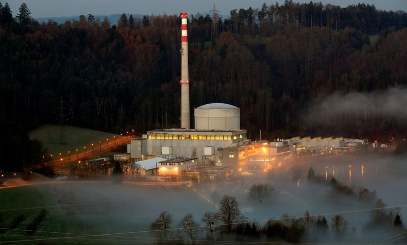 FILE PHOTO: Swiss energy company BKW’s Muehleberg nuclear power plant