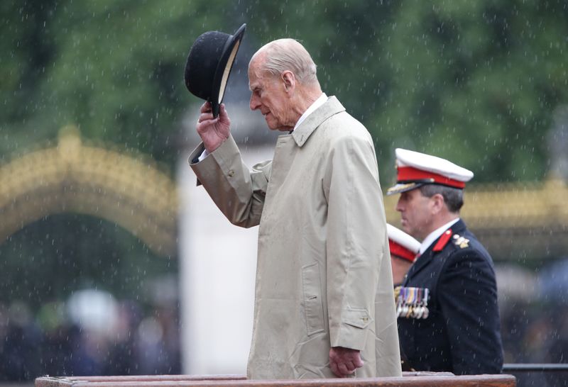 Britain’s Prince Philip, in his role as Captain General, Royal