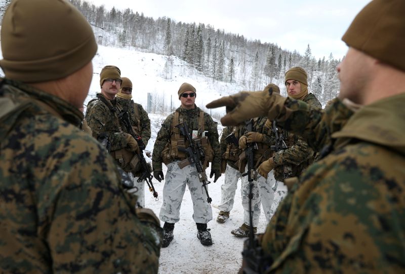 FILE PHOTO: On Norway’s border with Russia, unease over military