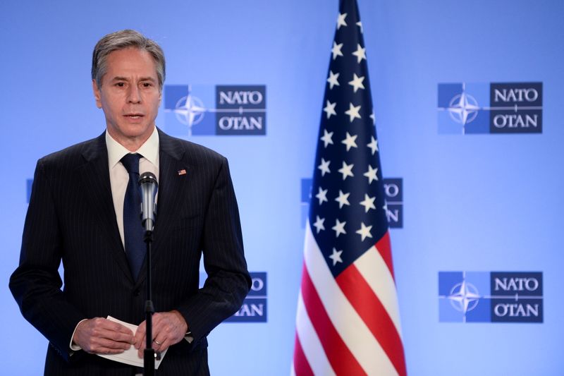 U.S. Secretary of State Blinken meets NATO Secretary General Stoltenberg