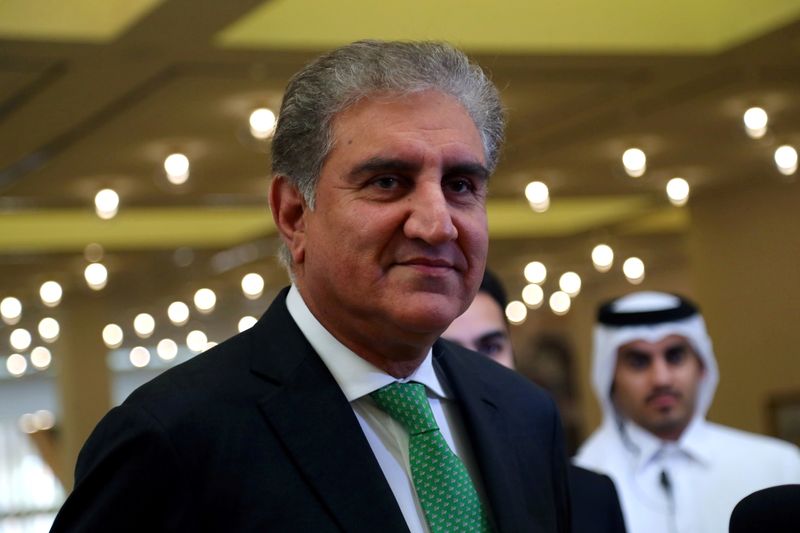 FILE PHOTO: Pakistan’s Foreign Minister Shah Mahmood Qureshi is seen,