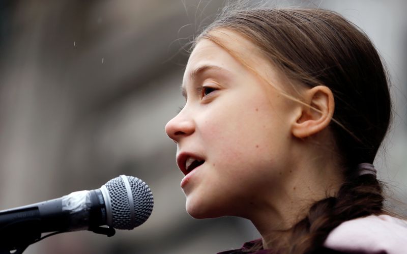 FILE PHOTO: Fridays For Future climate march in Lausanne